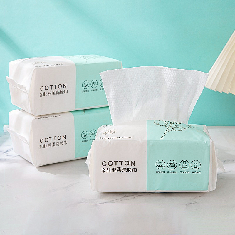 Home Textiles Face Towel - Salvietta Monouso Spessa in Cotone Morbido