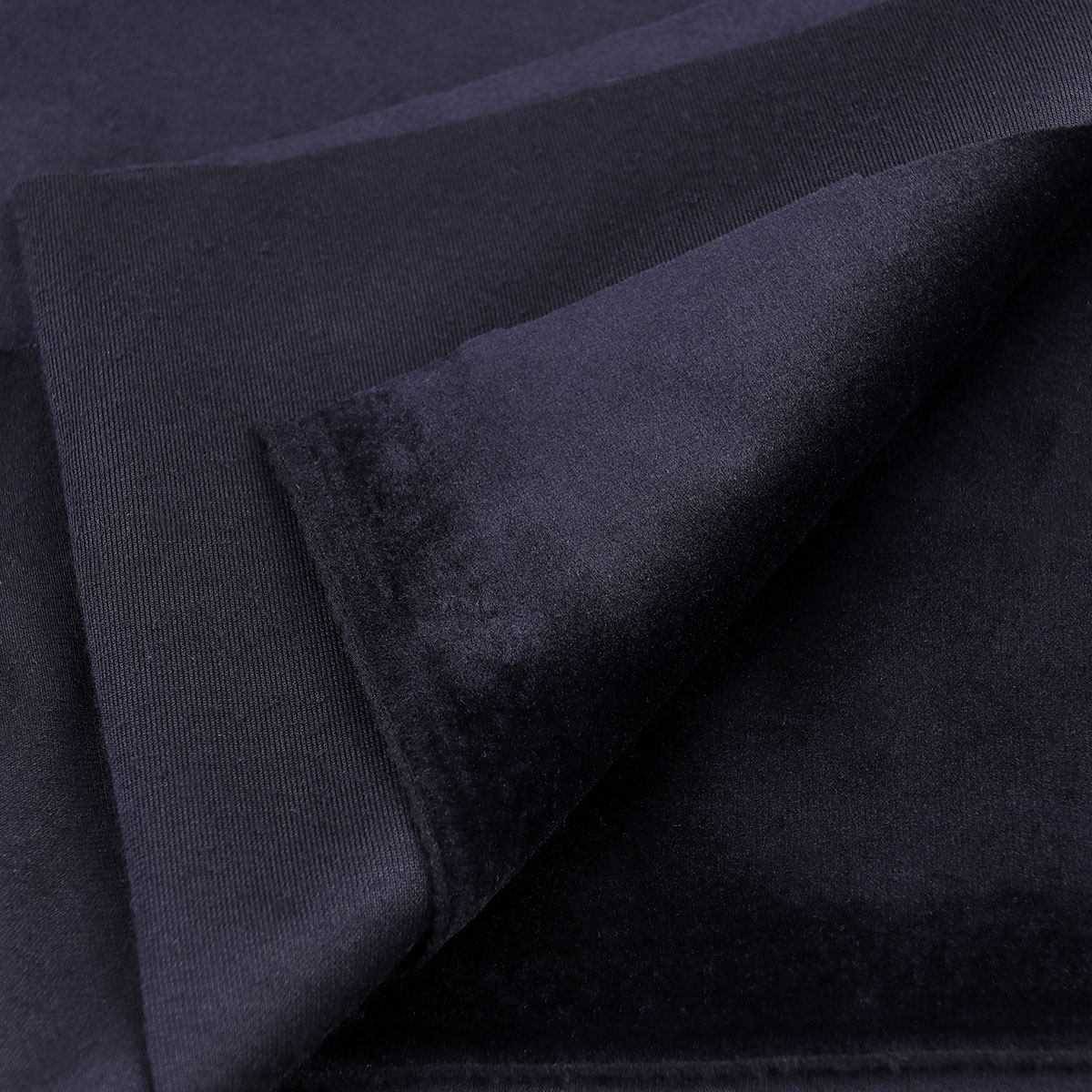 Home Textiles Premium - Tessuto in flanella nera fai-da-te, di