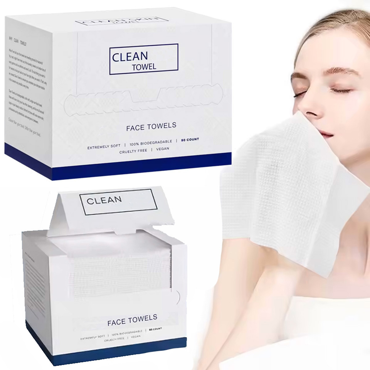 50 Pezzi/Scatola Salviette Mon - Home Textiles Face Towel recensione e prezzo